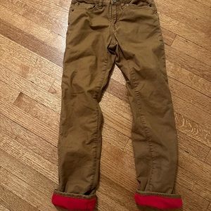 Gap kids fleece lined jeans- 16 SLIM